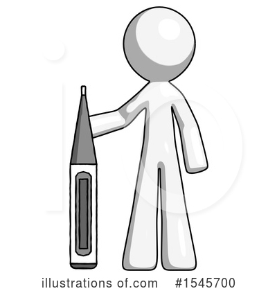 Royalty-Free (RF) White Design Mascot Clipart Illustration by Leo Blanchette - Stock Sample #1545700