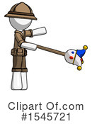 White Design Mascot Clipart #1545721 by Leo Blanchette