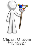 White Design Mascot Clipart #1545827 by Leo Blanchette