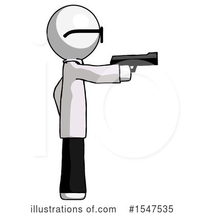 Royalty-Free (RF) White Design Mascot Clipart Illustration by Leo Blanchette - Stock Sample #1547535