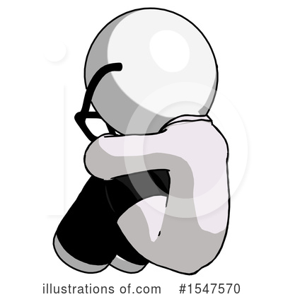 Royalty-Free (RF) White Design Mascot Clipart Illustration by Leo Blanchette - Stock Sample #1547570