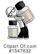 White Design Mascot Clipart #1547632 by Leo Blanchette