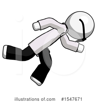 Royalty-Free (RF) White Design Mascot Clipart Illustration by Leo Blanchette - Stock Sample #1547671