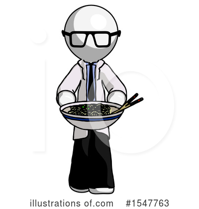 Royalty-Free (RF) White Design Mascot Clipart Illustration by Leo Blanchette - Stock Sample #1547763