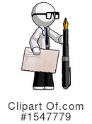 White Design Mascot Clipart #1547779 by Leo Blanchette