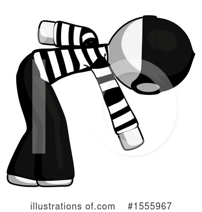Royalty-Free (RF) White Design Mascot Clipart Illustration by Leo Blanchette - Stock Sample #1555967