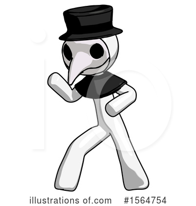 Royalty-Free (RF) White Design Mascot Clipart Illustration by Leo Blanchette - Stock Sample #1564754