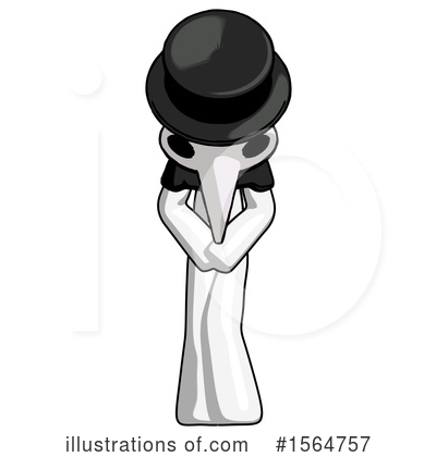 Royalty-Free (RF) White Design Mascot Clipart Illustration by Leo Blanchette - Stock Sample #1564757