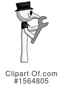 White Design Mascot Clipart #1564805 by Leo Blanchette