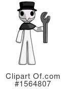 White Design Mascot Clipart #1564807 by Leo Blanchette