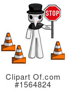 White Design Mascot Clipart #1564824 by Leo Blanchette