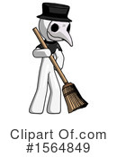 White Design Mascot Clipart #1564849 by Leo Blanchette