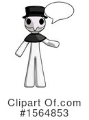 White Design Mascot Clipart #1564853 by Leo Blanchette