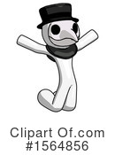 White Design Mascot Clipart #1564856 by Leo Blanchette