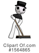 White Design Mascot Clipart #1564865 by Leo Blanchette