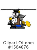White Design Mascot Clipart #1564876 by Leo Blanchette