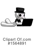 White Design Mascot Clipart #1564891 by Leo Blanchette