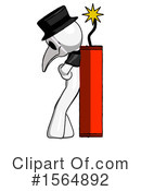 White Design Mascot Clipart #1564892 by Leo Blanchette