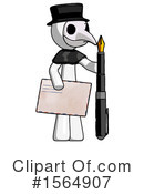 White Design Mascot Clipart #1564907 by Leo Blanchette