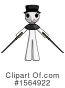 White Design Mascot Clipart #1564922 by Leo Blanchette