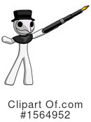 White Design Mascot Clipart #1564952 by Leo Blanchette