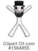 White Design Mascot Clipart #1564955 by Leo Blanchette