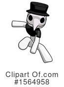 White Design Mascot Clipart #1564958 by Leo Blanchette