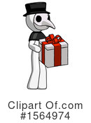 White Design Mascot Clipart #1564974 by Leo Blanchette