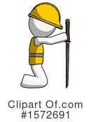 White Design Mascot Clipart #1572691 by Leo Blanchette