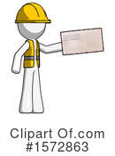 White Design Mascot Clipart #1572863 by Leo Blanchette