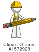White Design Mascot Clipart #1572928 by Leo Blanchette