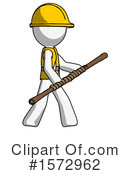 White Design Mascot Clipart #1572962 by Leo Blanchette