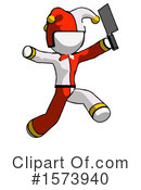 White Design Mascot Clipart #1573940 by Leo Blanchette
