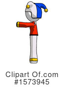 White Design Mascot Clipart #1573945 by Leo Blanchette