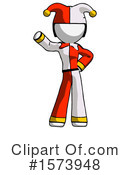 White Design Mascot Clipart #1573948 by Leo Blanchette