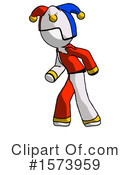 White Design Mascot Clipart #1573959 by Leo Blanchette
