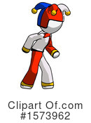White Design Mascot Clipart #1573962 by Leo Blanchette