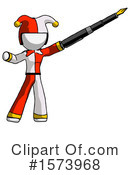 White Design Mascot Clipart #1573968 by Leo Blanchette
