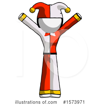 Royalty-Free (RF) White Design Mascot Clipart Illustration by Leo Blanchette - Stock Sample #1573971