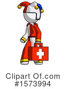 White Design Mascot Clipart #1573994 by Leo Blanchette