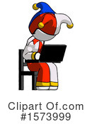 White Design Mascot Clipart #1573999 by Leo Blanchette