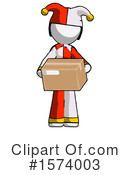 White Design Mascot Clipart #1574003 by Leo Blanchette