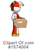 White Design Mascot Clipart #1574004 by Leo Blanchette