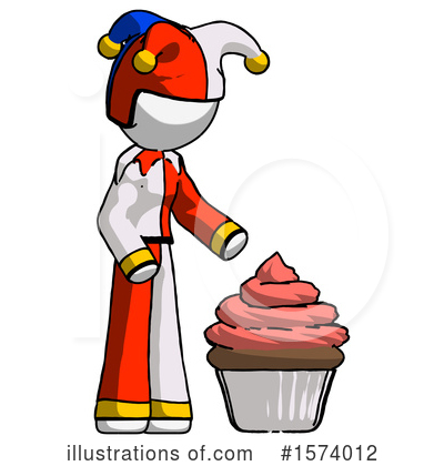 Royalty-Free (RF) White Design Mascot Clipart Illustration by Leo Blanchette - Stock Sample #1574012