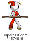 White Design Mascot Clipart #1574015 by Leo Blanchette