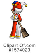 White Design Mascot Clipart #1574023 by Leo Blanchette