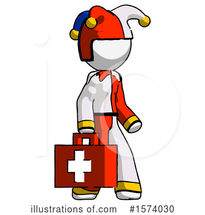 Royalty-Free (RF) White Design Mascot Clipart Illustration by Leo Blanchette - Stock Sample #1574030