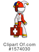 White Design Mascot Clipart #1574030 by Leo Blanchette