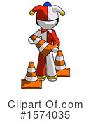 White Design Mascot Clipart #1574035 by Leo Blanchette
