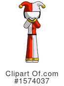 White Design Mascot Clipart #1574037 by Leo Blanchette
